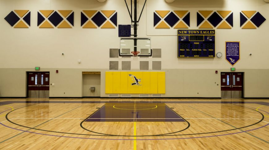 New Town HS Gym Interior