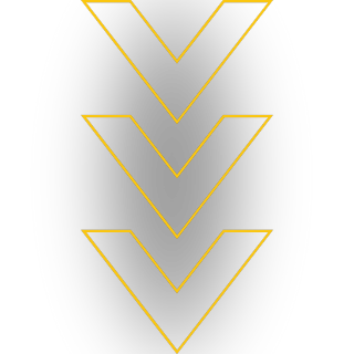 Three translucent yellow-outlined arrows pointing down.