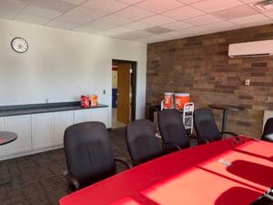 Conference room at the Blikre Activities Center. This is the result of the NDSCS entrance reconfiguration project.